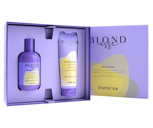 Inebrya BLONDESSE No-Yellow dárková sada šampon proti žlutým odleskům 300 ml + maska 250 ml