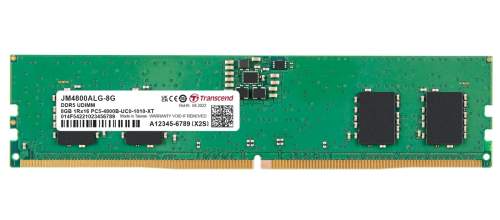Transcend paměť 8GB DDR5 4800 U-DIMM (JetRam) 1Rx16 1Gx16 CL40 1.1V, JM4800ALG-8G
