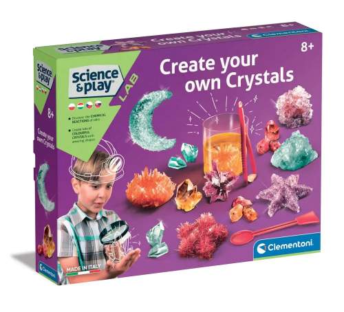 CLEMENTONI Science&Play Laboratoř: Vytvoř si vlastní krystaly