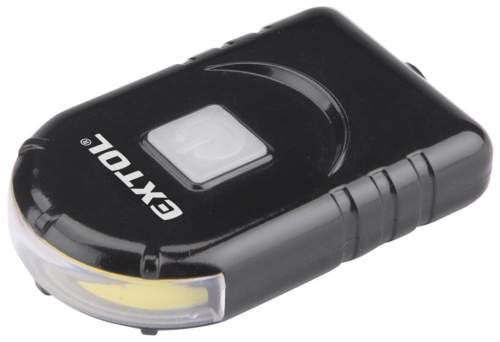 EXTOL LIGHT světlo na čepici s klipem, 160lm, USB nabíjení, 43182