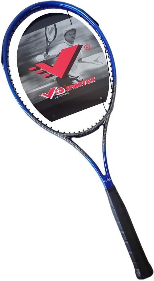 ACRA Pálka tenisová G2418MO 100% grafitová - modrá