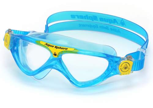 Aquaphere dětské plavecké brýle Vista Junior Barva: Transparentní / žlutá / tyrkysová