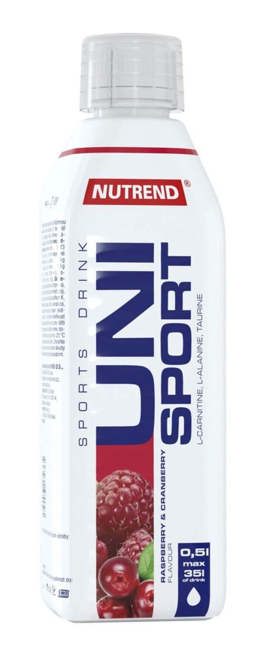 Nutrend iontový nápoj UNISPORT  malina + brusinka 500ml