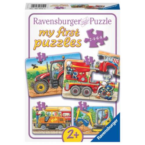 RAVENSBURGER Moje první puzzle Dopravní stroje