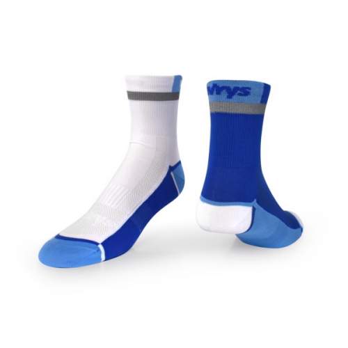 Vavrys Ponožky Trek Cyklo 2-pack modrá-bílá 40-42 EU
