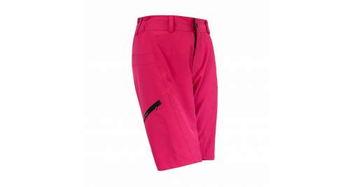 SENSOR HELIUM dámské kalhoty s cyklovložkou krátké volné hot pink S