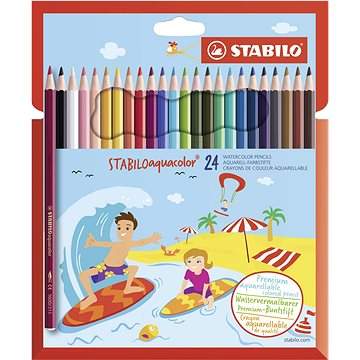 STABILOaquacolor kartonové pouzdro 24 barev (4006381483674)
