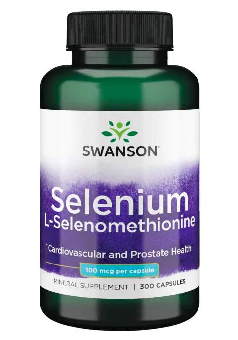 Swanson Selenium L-Selenomethionine 300 ks kapsle 100 mcg