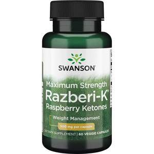 Swanson Razberi-K Raspberry Ketones 60 ks vegetariánská kapsle 500 mg