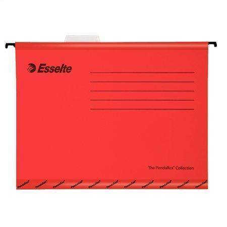 Esselte Classic - závěsné zakládací desky A4 - červené, 25 ks