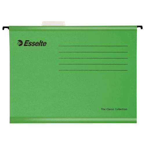 Esselte Classic - závěsné zakládací desky A4 - zelené, 25 ks