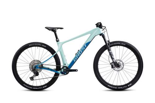 GHOST Horské kolo Lector UC Advanced Light Mint Matt/Bright Blue Gloss - M 2022
