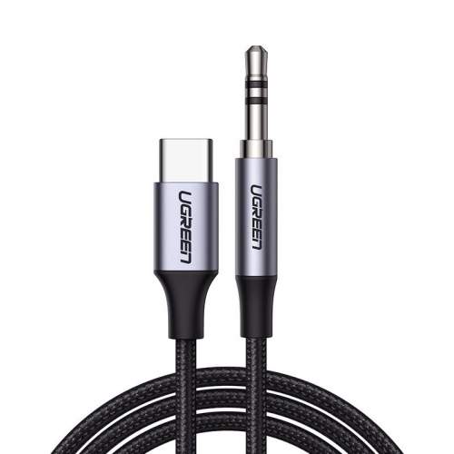 Ugreen CM450 USB-C / 3.5 jack  audio kabel 1m Black