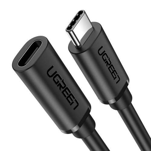 Ugreen USB-C/M to USB-C/F Gen2 5A Extension Cable 1m (Black) (10387)