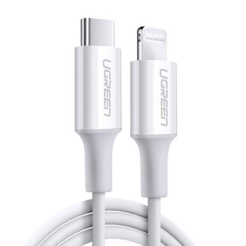 Ugreen USB Typ C - Lightning MFI cable 1m 3A 18W white (10493)