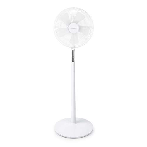 Nedis Stojanový Ventilátor | Průměr: 40 cm | 3-Rychlostní | Rotace | 45 W | LED Displej | Časovač vypnutí | Dálkové ovládání | Bílá