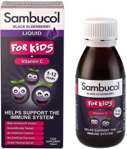 Sambucol Pro Děti + vitamin C Sirup 120 ml