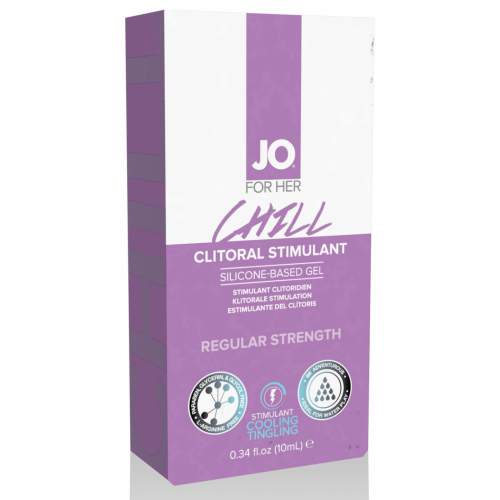 System JO Clotoral Stimulant Cooling Chill  stimulační gel pro ženy