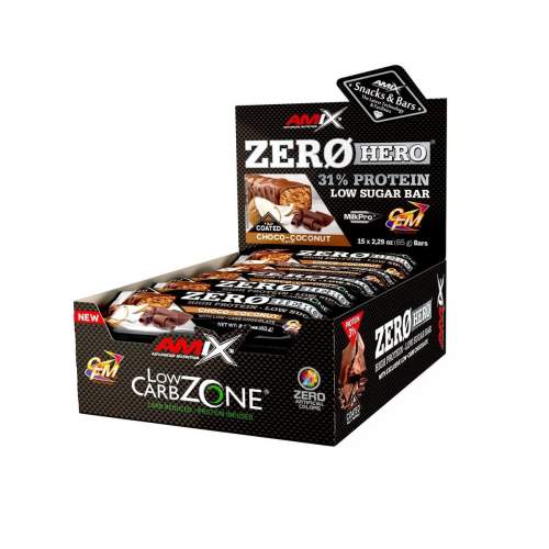 Amix Zero Hero 31% Protein Bar Chocolate-Coconut 15x65g