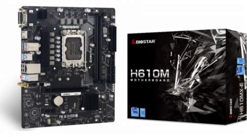 BIOSTAR INTEL H610 Socket 1700 uATX GbE LAN