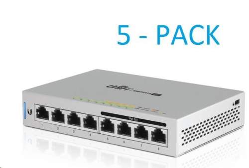UBNT UniFi Switch 8-Port 4x PoE Out 60W 5pack
