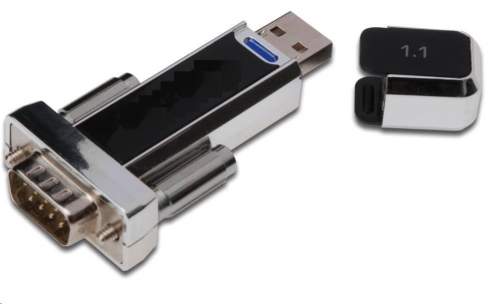 PremiumCord USB RS 232 převodník krátký