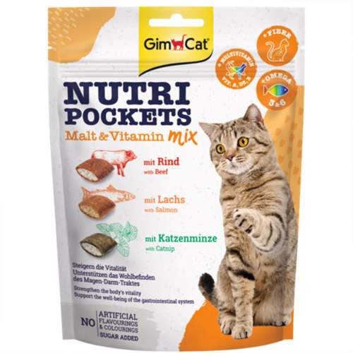 Gimborn Gimcat Nutri Pockets Malt & Vitamin Mix 150 g