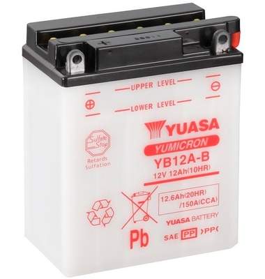 YUASA startovací baterie YB12A-B