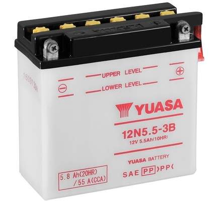 YUASA startovací baterie 12N5.5-3B