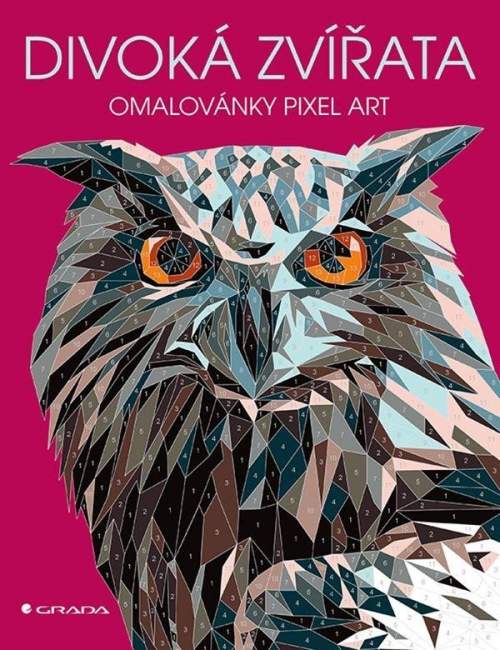 Max Jackson: Omalovánky Pixel Art Divoká zvířata