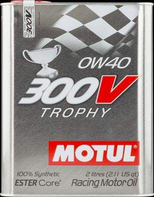 MOTUL Motorový olej 300V TROPHY 0W-40 - 2L