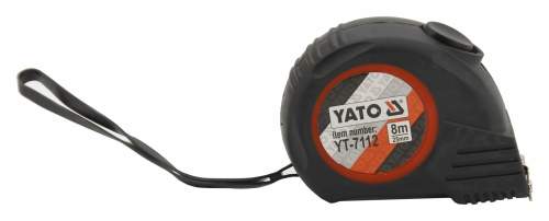 YATO Metr svinovací 8 m x 25 mm autostop, YT-7112