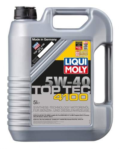 Liqui Moly Motorový olej Top Tec 4100 5W-40, 5 l (9511)