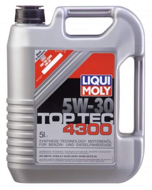 Liqui Moly Motorový olej TopTec 4300 5W-30, 5 l (2324)