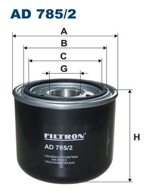 FILTRON Vysoušeč vzduchu, pneumatický systém AD 785/2