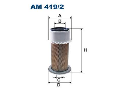 FILTRON Vzduchový filtr AM 419/2