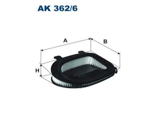 FILTRON Vzduchový filtr AK 362/6