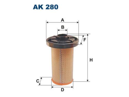 FILTRON Vzduchový filtr AK 280