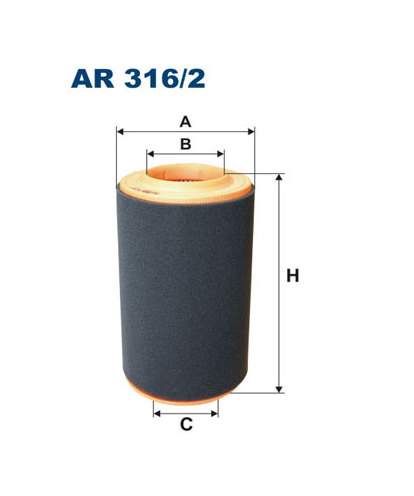 FILTRON Vzduchový filtr AR 316/2