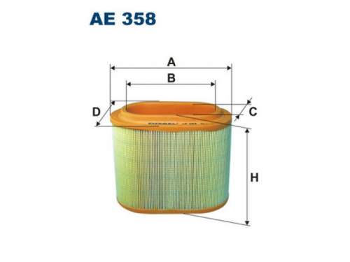 FILTRON Vzduchový filtr AE 358