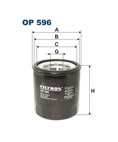 FILTRON Olejový filtr OP 596