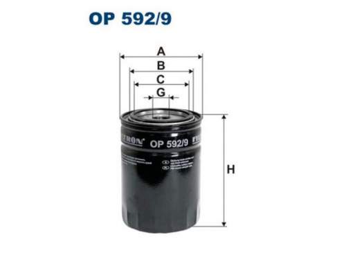 Olejový filtr FILTRON OP 592/9