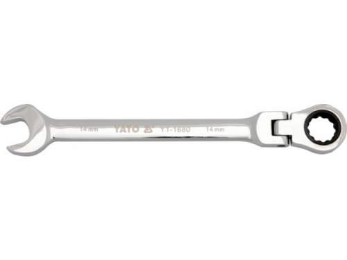 YATO Klíč očkoplochý ráčnový 12 mm s kloubem YT-1678