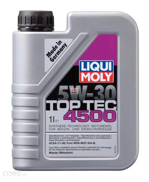 LIQUI MOLY motorový olej Top Tec 4500 5W-30 - 1L