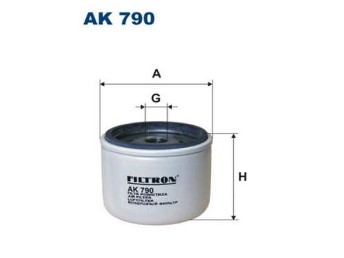 FILTRON Vzduchový filtr, turbodmychadlo AK 790