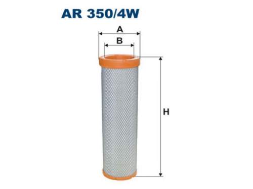 FILTRON Filtr - sekundární vzduch AR 350/4W