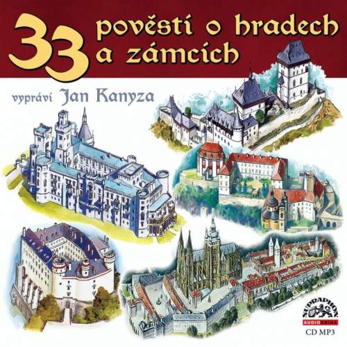 Supraphon Various: 33 pověstí o hradech a zámcích CD-MP3