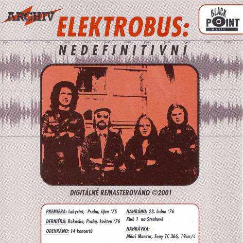 Supraphon Elektrobus: Nedefinitivní: CD
