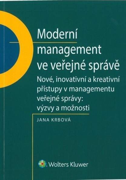 Moderní management ve veřejné správě - Jana Krbová