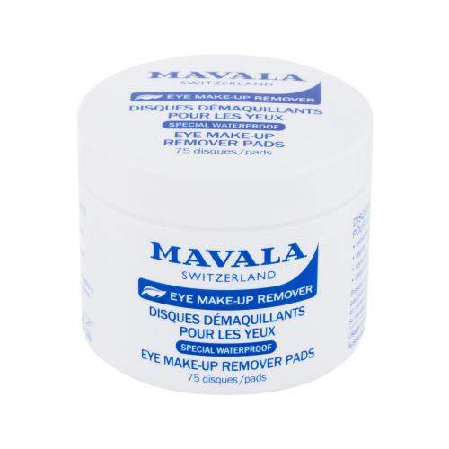 MAVALA Eye Make-Up Remover Pads tamponky nasycené odličovačem na oči 75 ks